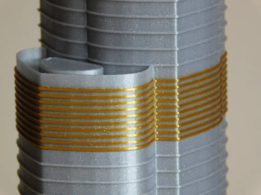 Burj Khalifa cao 828mm, siêu chi tiết, tỷ lệ 1:1000 – 3D model - Image 14