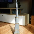 Burj Khalifa cao 828mm, siêu chi tiết, tỷ lệ 1:1000 – 3D model - Thumbnail 16
