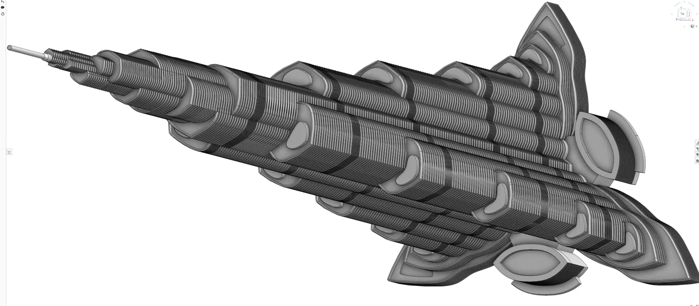 Burj Khalifa cao 828mm, siêu chi tiết, tỷ lệ 1:1000 – 3D model - Image 21