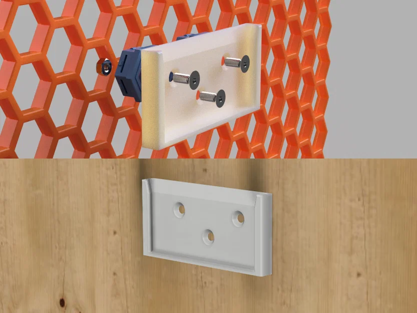 Giá treo tool holder Quickswap Snapmaker 2.0 gắn tường/Honeycomb wall - Image 1