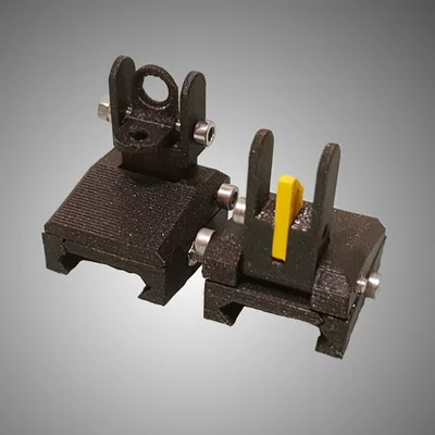 Thước ngắm gập Picatinny (Picatinny folding iron sights)