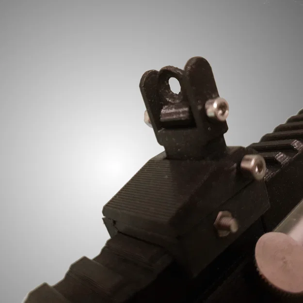 Thước ngắm gập Picatinny (Picatinny folding iron sights) - Image 4