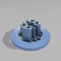 HP DesignJet 500 - Giá đỡ cuộn giấy 24 inch (Spool Holder) - Thumbnail 1