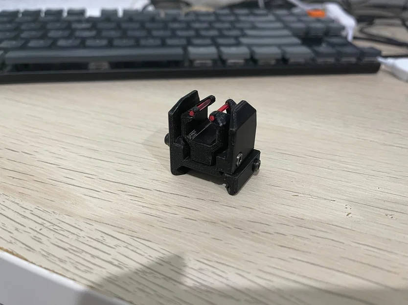 Thước ngắm Picatinny dùng filament kiểu “fibre optic” có thể chỉnh (Adjustable) - Image 2