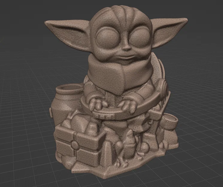Baby Yoda / Grogu - 3D Scan Không Cần Support! - Image 2