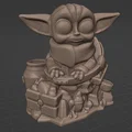 Baby Yoda / Grogu - 3D Scan Không Cần Support! - Thumbnail 2