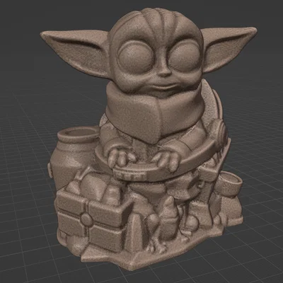 Baby Yoda / Grogu - 3D Scan Không Cần Support!