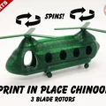 Mô hình trực thăng Chinook 3 cánh quạt - In 3D không cần Support - Thumbnail 1