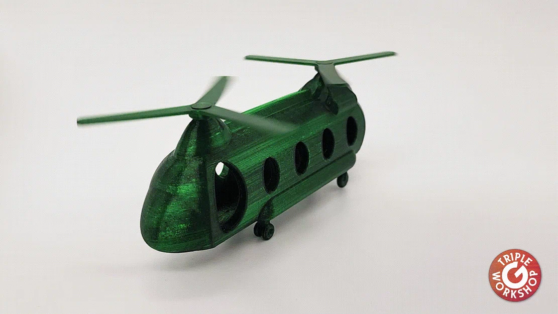 Mô hình trực thăng Chinook 3 cánh quạt - In 3D không cần Support - Image 3