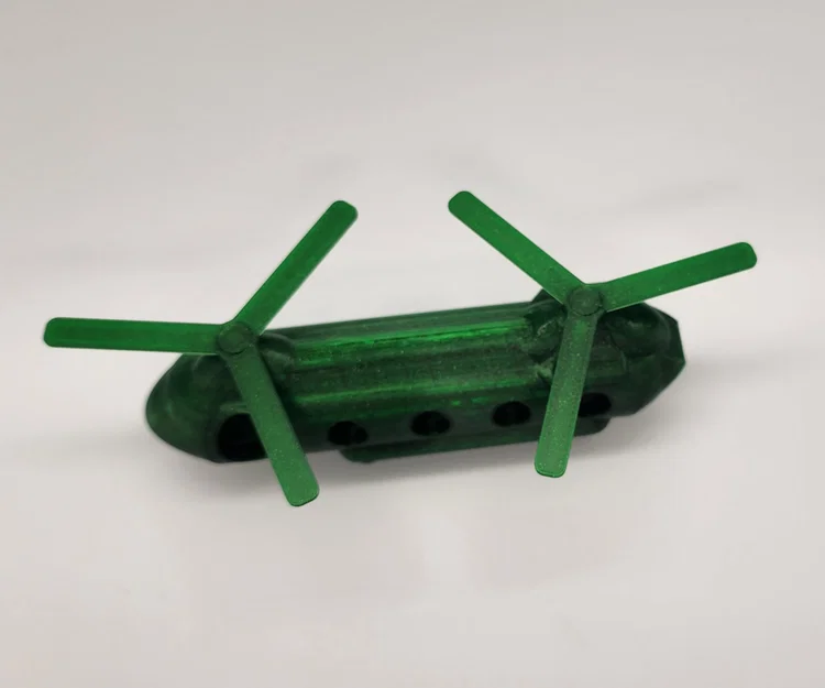 Mô hình trực thăng Chinook 3 cánh quạt - In 3D không cần Support - Image 4