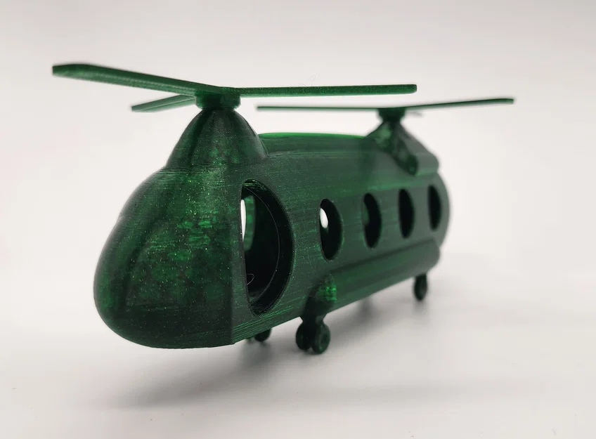 Mô hình trực thăng Chinook 3 cánh quạt - In 3D không cần Support - Image 6