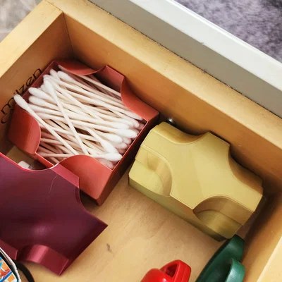 Hộp đựng bông tăm 3D (Vase Mode) - Thiết kế gọn gàng, in nhanh