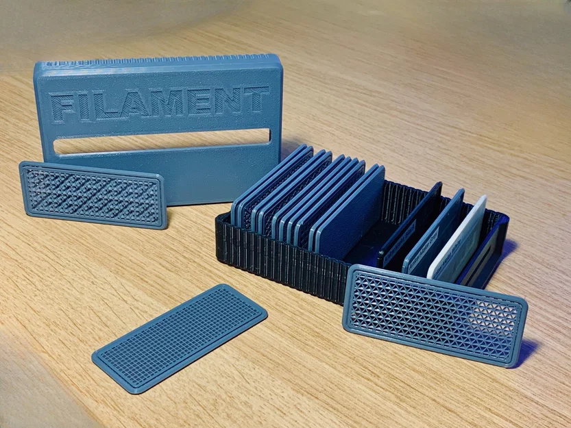 Bộ mẫu thử họa tiết in 3D (Infill Sample) kèm khay lưu trữ tiện lợi - Image 1