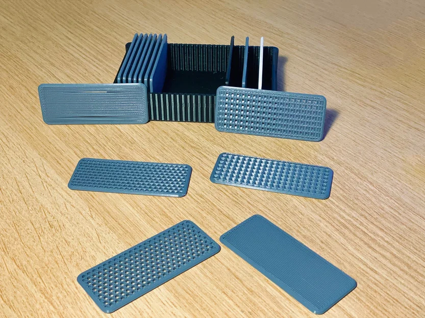 Bộ mẫu thử họa tiết in 3D (Infill Sample) kèm khay lưu trữ tiện lợi - Image 2