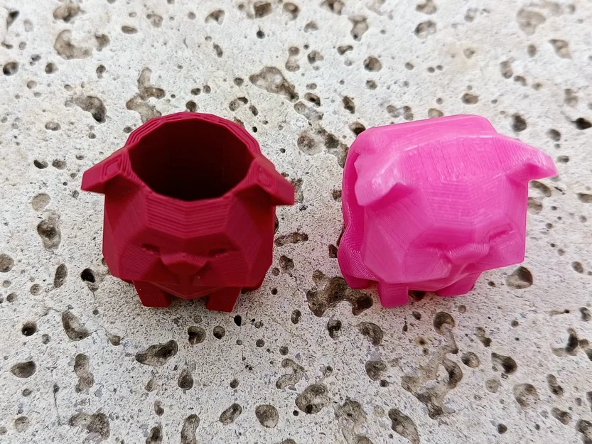 Mẫu in 3D vòng giữ khăn quàng cổ hình chú heo (Woggle) cho Hướng đạo - Image 5