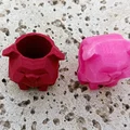Mẫu in 3D vòng giữ khăn quàng cổ hình chú heo (Woggle) cho Hướng đạo - Thumbnail 5