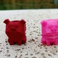 Mẫu in 3D vòng giữ khăn quàng cổ hình chú heo (Woggle) cho Hướng đạo - Thumbnail 8