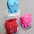 Mẫu in 3D vòng giữ khăn quàng cổ hình chú heo (Woggle) cho Hướng đạo - Thumbnail 9