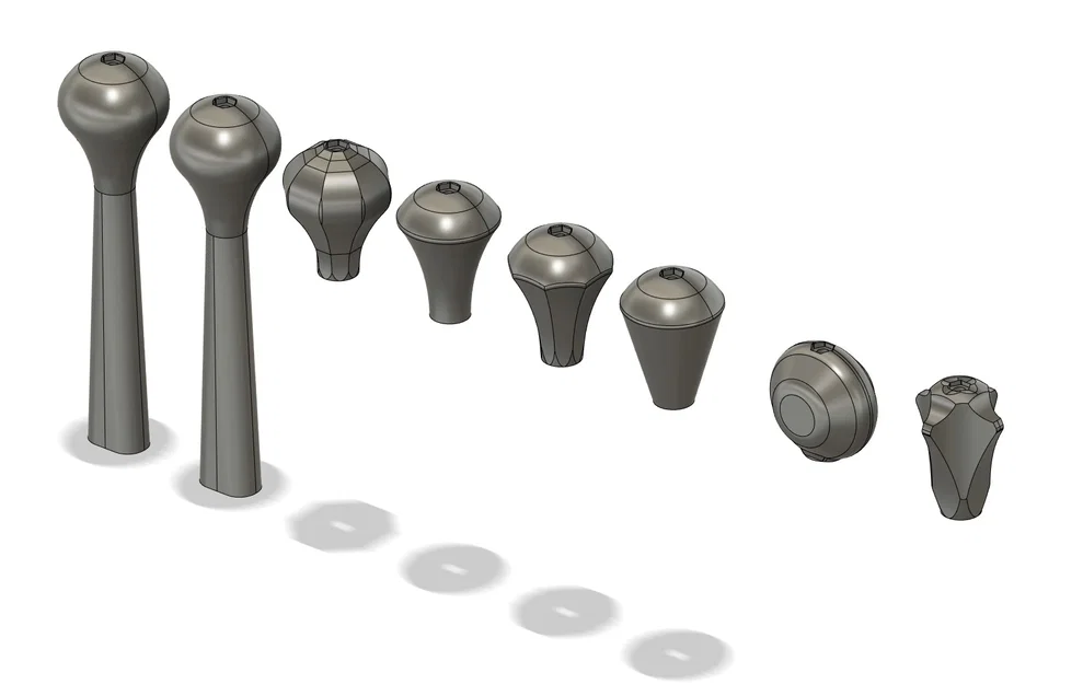 Bộ sưu tập chuôi kiếm (Pommel) đa dạng cho kiếm huấn luyện 3D - Image 1