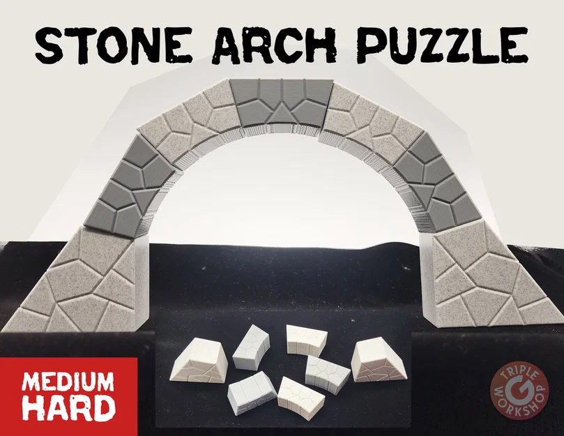 Bộ Khối Xếp Hình Vòm Đá Stone Arch Puzzle Blocks - Thử Thách Vật Lý - Image 1