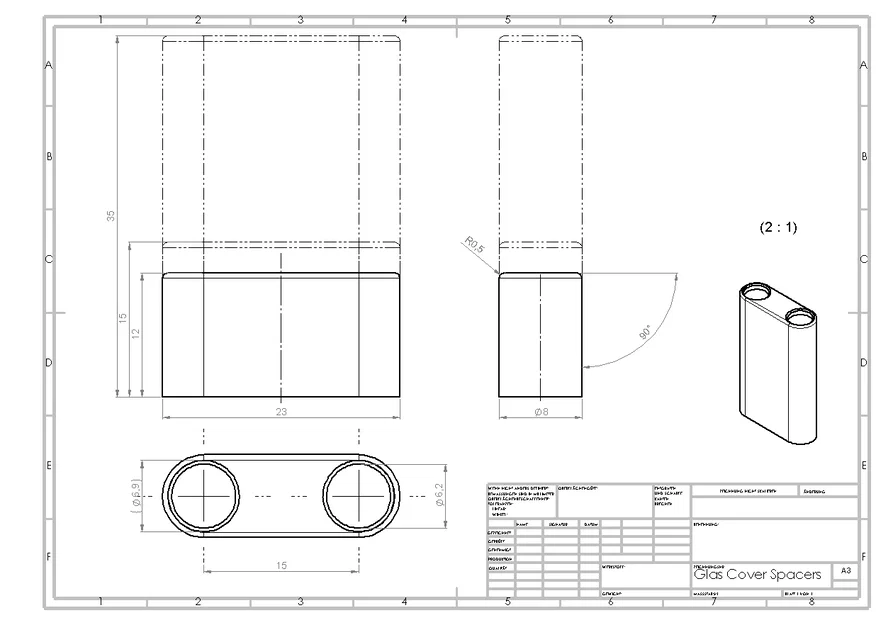 Miếng đệm nắp kính thông gió cho Bambu Lab P1S, X1, X1C - Image 6
