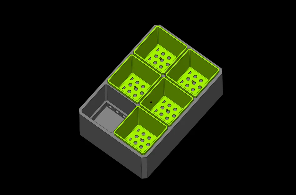 Hệ thống chậu trồng cây tự tưới theo module 3D - Image 1