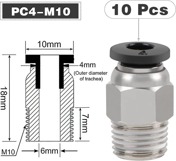 Bộ chia Y-splitter PC4-M10 V3 cho máy in 3D Bambu Lab X1/X1C - Image 6
