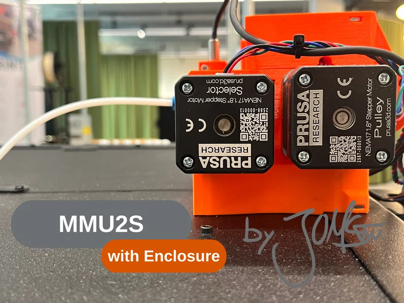 Prusa MMU2S với Original Prusa Enclosure (bộ mod gắn MMU ra ngoài) - Image 1