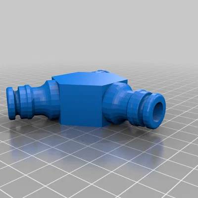 Đầu nối chia nước Hose Splitter 3D tiện lợi cho vườn cây