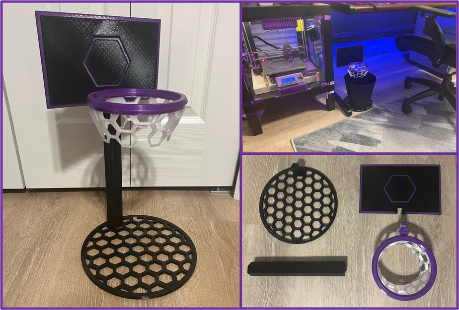 Vành Bóng Rổ Cho Thùng Rác Văn Phòng (Office Trash Can Basketball Hoop) - Image 1
