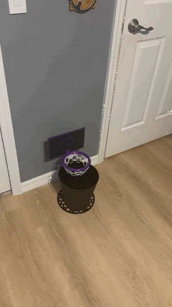 Vành Bóng Rổ Cho Thùng Rác Văn Phòng (Office Trash Can Basketball Hoop) - Image 2
