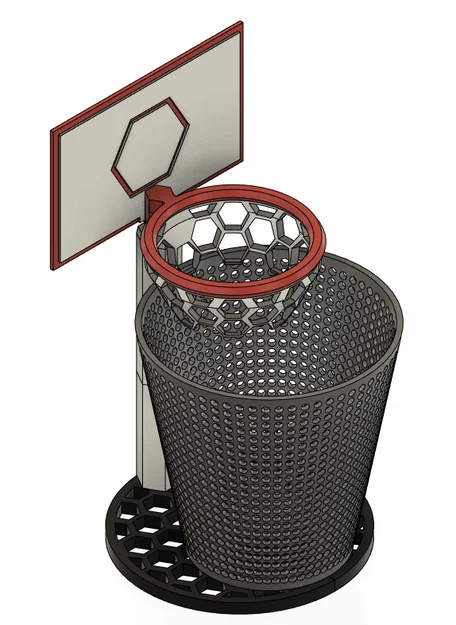Vành Bóng Rổ Cho Thùng Rác Văn Phòng (Office Trash Can Basketball Hoop) - Image 10