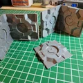 Khuôn chậu sen đá Companion Cube - Thumbnail 2