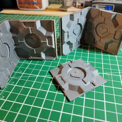 Khuôn chậu sen đá Companion Cube
