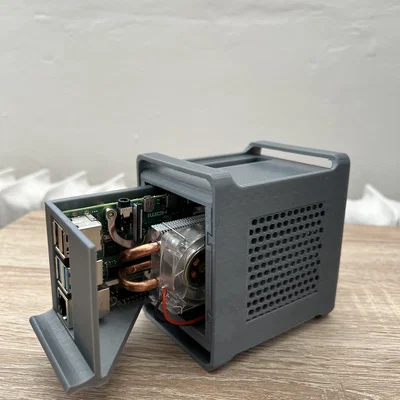 Case Raspberry Pi 4 kèm cooler