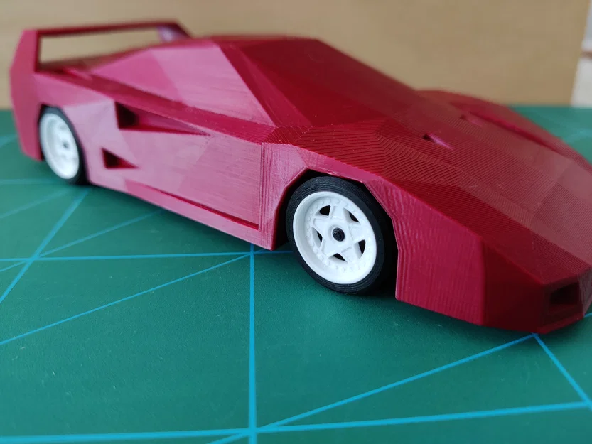 Mâm xe Low Poly Ferrari F40 - Bản Remaster - Image 1