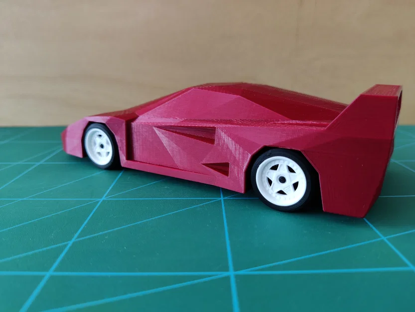Mâm xe Low Poly Ferrari F40 - Bản Remaster - Image 2