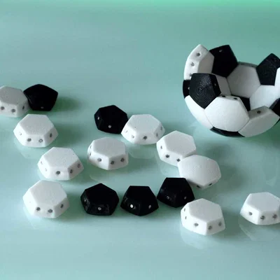 Puzzle Trái Banh Đá Nam Châm (Magnetic Soccer Ball Puzzle)
