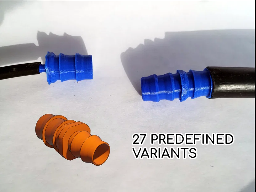 RIEGGÅ - Adapter ống tưới nhỏ giọt tham số (Parametric) - Image 1