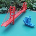Cầu Cổng Vàng (Golden Gate Bridge) [String Art] - Thumbnail 1