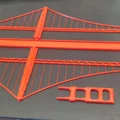 Cầu Cổng Vàng (Golden Gate Bridge) [String Art] - Thumbnail 2