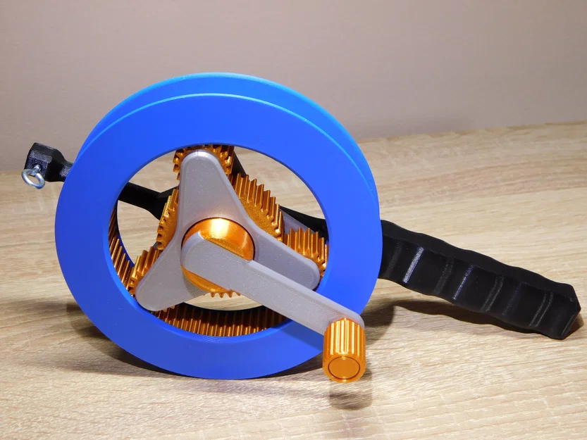 Cuộn dây thả diều có bánh răng (Geared kite reel) - Image 1