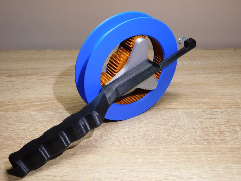 Cuộn dây thả diều có bánh răng (Geared kite reel) - Image 7