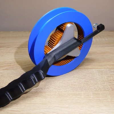 Cuộn dây thả diều có bánh răng (Geared kite reel) 7