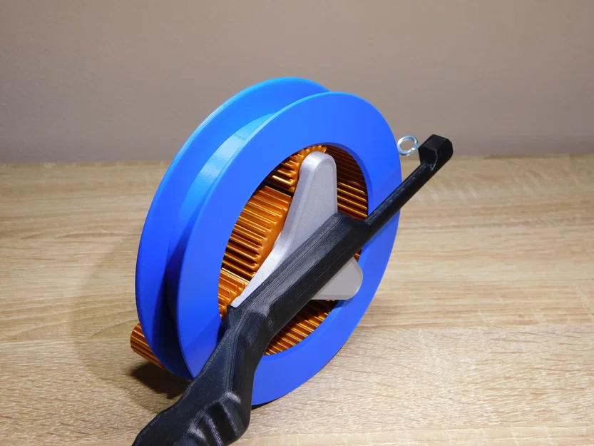 Cuộn dây thả diều có bánh răng (Geared kite reel) - Image 8