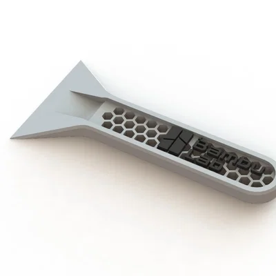 Dụng cụ cạo nhỏ (Small scraper Tool) – Remix logo Bambu Lab