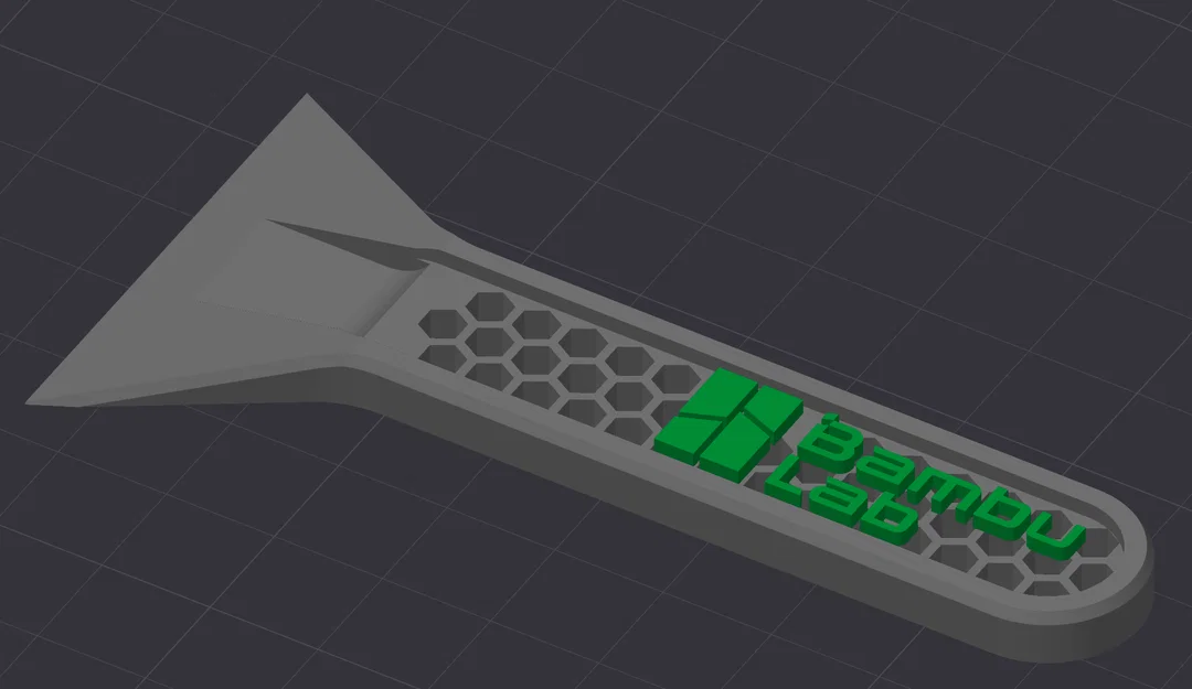 Dụng cụ cạo nhỏ (Small scraper Tool) – Remix logo Bambu Lab - Image 5