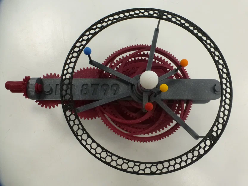 Orrery Cơ Khí Ngoài Hệ Mặt Trời (HR 8799) – Extrasolar Mechanical Orrery - Image 4