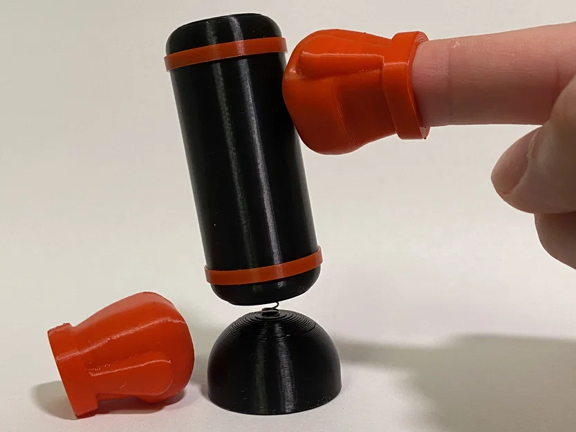 Đồ chơi để bàn Bao Cát Đấm mini kèm Găng tay cho ngón tay - Image 1