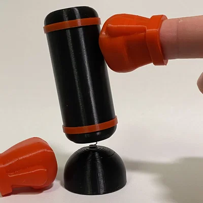 Đồ chơi để bàn Bao Cát Đấm mini kèm Găng tay cho ngón tay